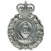 Dewsbury Borough Police Wreath Helmet Plate - Queen's Crown