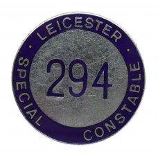 Leicester Special Constabulary Enamelled Cap/Lapel Badge (294)