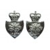 Pair of Worcestershire Constabulary Collar Badges - Queen's Crown