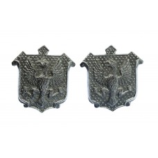 Pair of East Riding of Yorkshire Constabulary Collar Badges