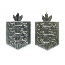 Pair of Guernsey Police Collar Badges