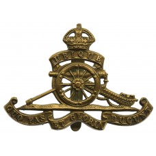 Royal Artillery Cap Badge - King's Crown