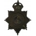 Lincolnshire Constabulary Night Helmet Plate - King's Crown