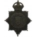 Reading Borough Police Night Helmet Plate - King's Crown
