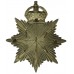 Portsmouth City Police Large Star Helmet Plate - King's Crown