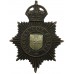 Lincoln City Police Black Helmet Plate - King's crown