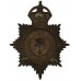 Lincoln City Police Black Helmet Plate - King's crown