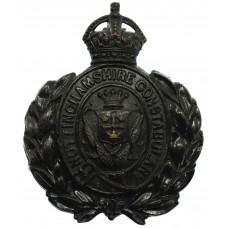 Nottinghamshire Constabulary Black Wreath Helmet Plate - King's c