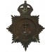 Caernarvonshire Constabulary Night Helmet Plate - King's Crown