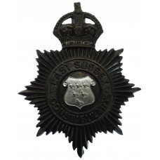 East Sussex Constabulary Night Helmet Plate - King's Crown
