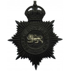 Surrey Constabulary Night Helmet Plate - King's Crown