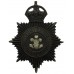 Flintshire Constabulary Night Helmet Plate - King's Crown
