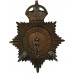 Flintshire Constabulary Night Helmet Plate - King's Crown