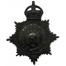 Cumberland & Westmoreland Constabulary Helmet Plate - King's Crown