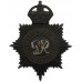 George VI Gloucestershire Constabulary Black Helmet Plate 