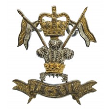 9th/12th Lancers Officer's Cap Badge - Queen's Crown