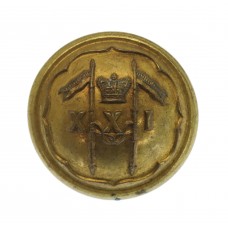 Victorian 21st (Empress of India's) Lancers Officer's Button (23mm)