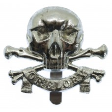 17th/21st Lancers Anodised (Staybrite) Cap Badge