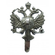 Queen's Dragoon Guards Chrome Cap Badge