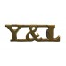 York & Lancaster Regiment (Y&L) Shoulder Title