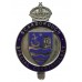Scarborough Special Constabulary Enamelled Cap Badge - King's Crown