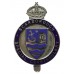 Scarborough Special Constabulary Enamelled Cap Badge - King's Crown