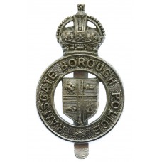 Ramsgate Borough Police Cap Badge - King's Crown