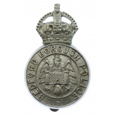 Bedford Borough Police Cap Badge - King's Crown
