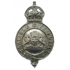 Carlisle City Police Cap Badge - King's Crown