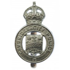 Cambridge City Police Cap Badge - King's Crown