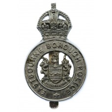 Eastbourne Borough Police Cap Badge - King's Crown