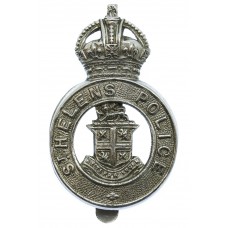 St. Helens Police Cap Badge - King's Crown