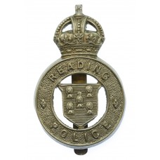 Reading Borough Police Cap Badge - King's Crown