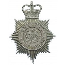 Swansea Constabulary Helmet Plate - Queen's Crown