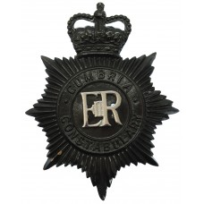 Cumbria Constabulary Night Helmet Plate - Queen's Crown