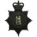 Warwickshire Constabulary Night Helmet Plate - Queen's Crown