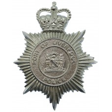 Port of Liverpool Police Helmet Plate - Queen's Crown