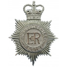 Monmouthshire Police Helmet Plate - Queen's Crown