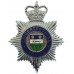 Leicestershire Police Enamelled Helmet Plate - Queen's Crown