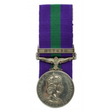 General Service Medal (Clasp - Cyprus) - Pte. C. Waterson, King's Own Yorkshire Light Infantry