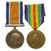 WW1 British War & Victory Medal Pair - Sjt. G. Turner, Royal Artillery