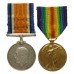 WW1 British War & Victory Medal Pair - Pte. S. Keighley, West Riding Regiment