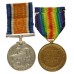 WW1 British War & Victory Medal Pair - Pte. S. Keighley, West Riding Regiment