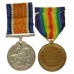 WW1 British War & Victory Medal Pair - Pte. S. Keighley, West Riding Regiment