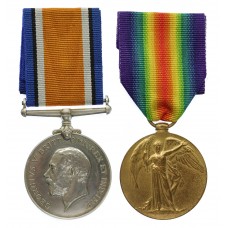 WW1 British War & Victory Medal Pair - Gnr. J.A. Wait, Royal Artillery