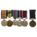 WW1 Mentioned in Despatches, MSM, LS&GC and Royal Humane Society Medal Group of Six - R.S.Mjr. A. Worsfold, Royal Artillery