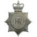 Leicester and Rutland Constabulary Helmet Plate - Queen's Crown