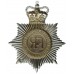 Leicester and Rutland Constabulary Helmet Plate - Queen's Crown