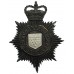 Cornwall Constabulary Night Helmet Plate - Queen's Crown