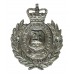 Preston Borough Police Wreath Cap Badge - Queen's Crown